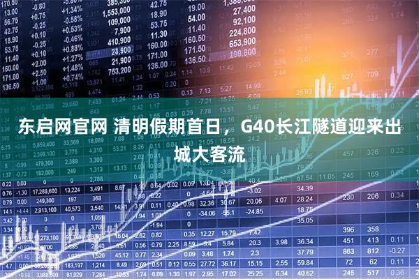 东启网官网 清明假期首日，G40长江隧道迎来出城大客流